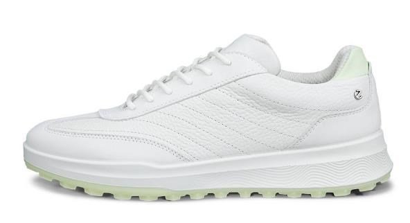 Ecco Street Vibe dames golfschoenen, shadow white/lime cream