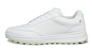 Ecco Street Vibe dames golfschoenen, shadow white/lime cream