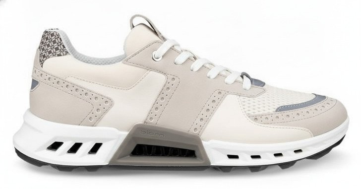 Ecco Biom C4 heren golfschoenen, pure cashmere/limestone/dark clay