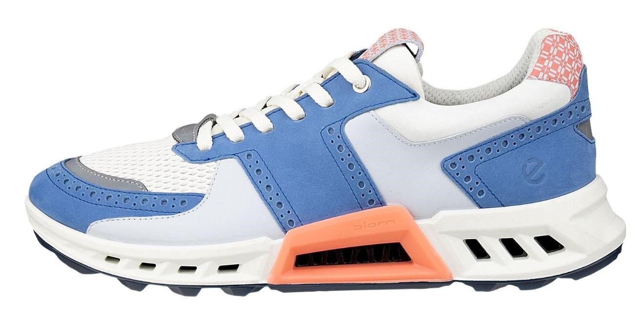 Ecco Ecco Biom C4 heren golfschoenen, federal blue/white/burnt coral