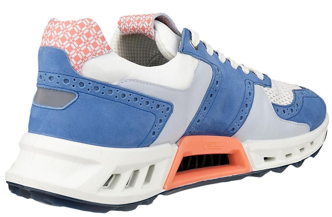 Ecco Ecco Biom C4 heren golfschoenen, federal blue/white/burnt coral