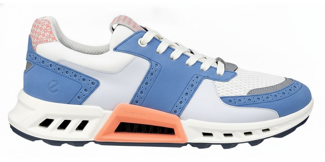 Ecco Ecco Biom C4 heren golfschoenen, federal blue/white/burnt coral