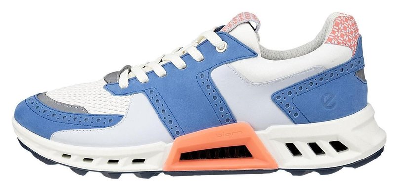 Ecco Ecco Biom C4 heren golfschoenen, federal blue/white/burnt coral