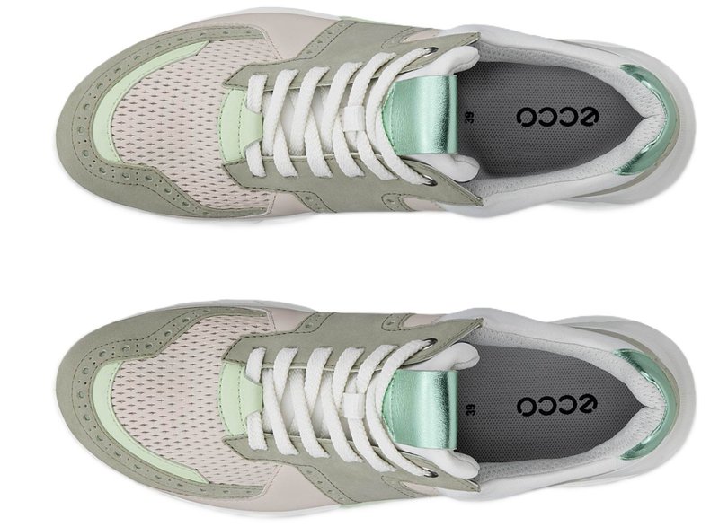 Ecco Ecco Biom C4 dames golfschoenen, tea/limestone/matcha metallic
