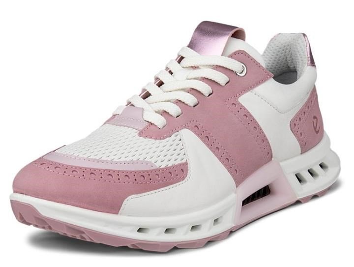 Ecco Biom C4 dames golfschoenen, blush/wit/old rose metallic