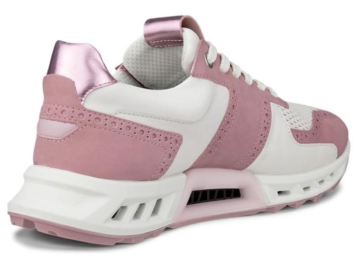Ecco Biom C4 dames golfschoenen, blush/wit/old rose metallic
