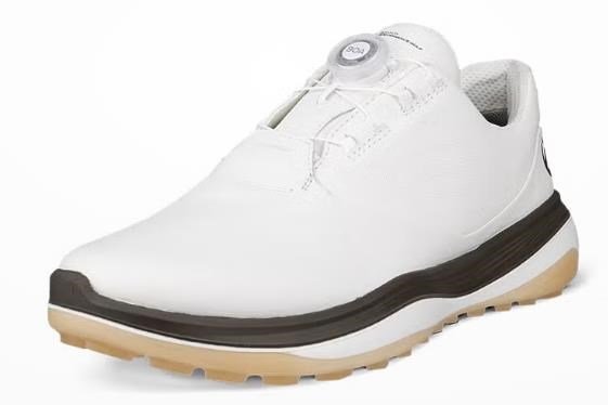 Ecco LT1 BOA heren golfschoenen, wit/tarmac