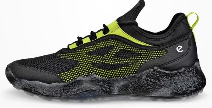 Ecco Biom H5 heren golfschoenen, zwart/lime punch