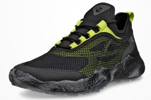 Ecco Biom H5 heren golfschoenen, zwart/lime punch