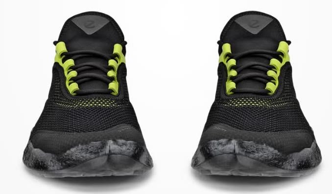 Ecco Biom H5 heren golfschoenen, zwart/lime punch