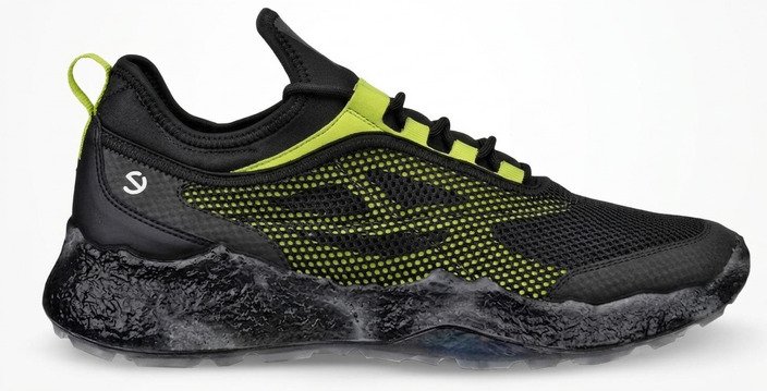 Ecco Biom H5 heren golfschoenen, zwart/lime punch