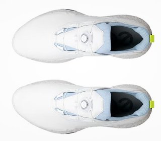 Ecco Biom H5 BOA heren golfschoenen, wit/stoffig blauw