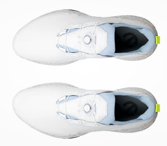 Ecco Biom H5 BOA heren golfschoenen, wit/stoffig blauw