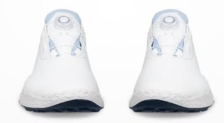 Ecco Biom H5 BOA heren golfschoenen, wit/stoffig blauw