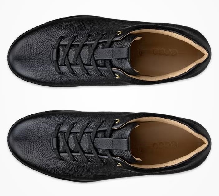 Ecco Golf Street Retro heren golfschoenen, zwart