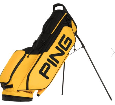 PING Hoofer Lite 231 Club Together stand bag, geel/zwart