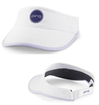 PING G Le4 dames visor, wit