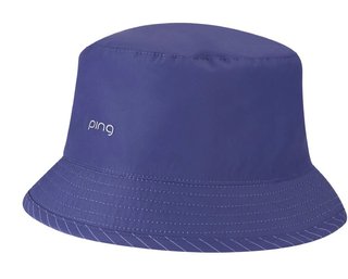 PING G Le4 dames omkeerbare bucket hat, wit/pruim