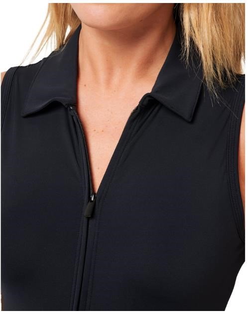 Travis Mathew Moveknit Sleeveless dames jurk, zwart
