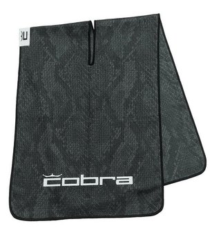 Cobra Snakeskin handdoek, zwart snakeskin