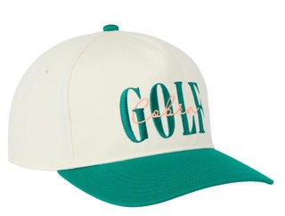Cobra Pines unisex cap, alpine snow/wild green