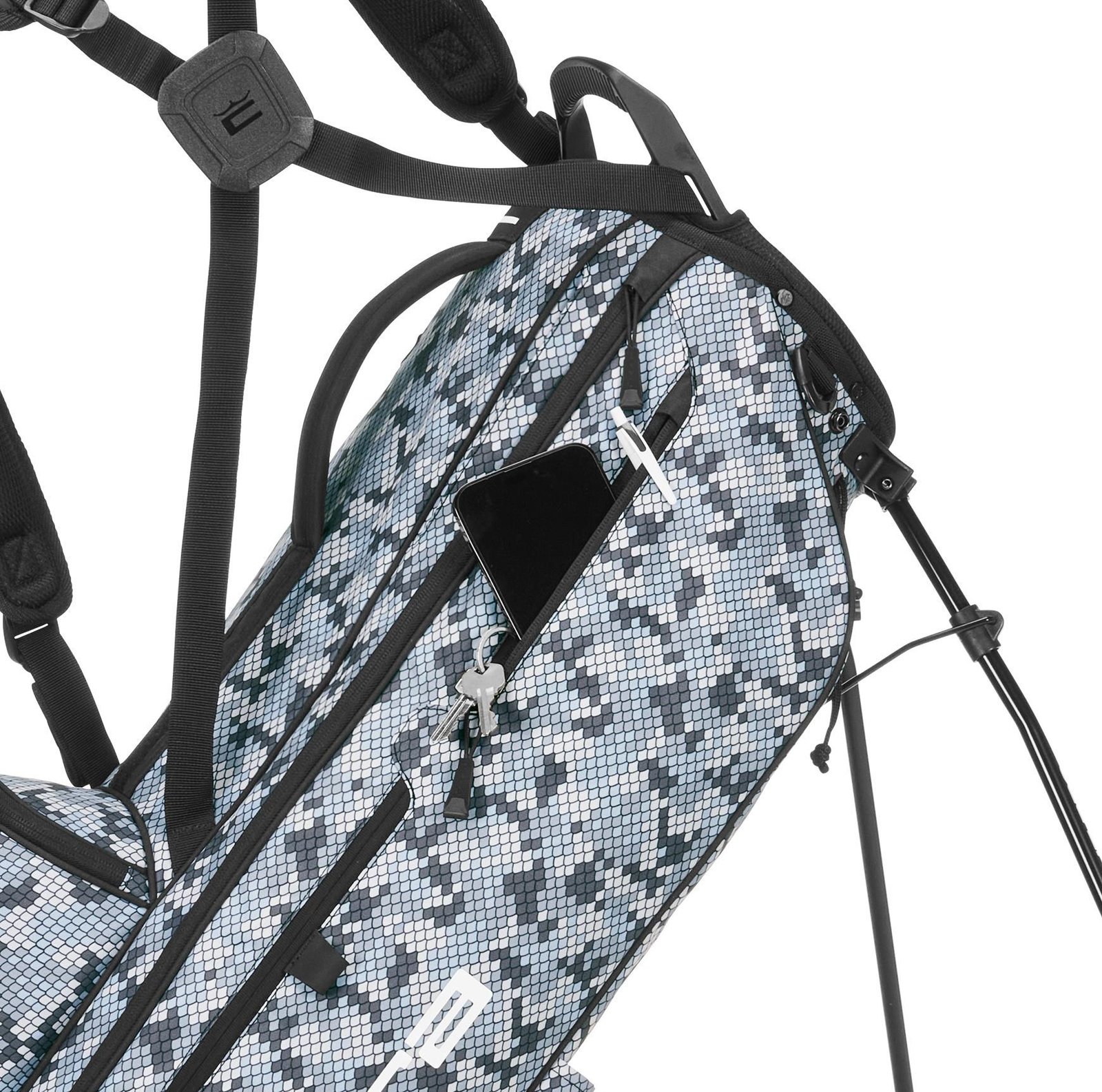 Cobra Ultralight Pro stand bag, winter snake camo