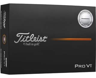 Titleist Pro V1 2025 golfballen, Performance Alignment BLACK