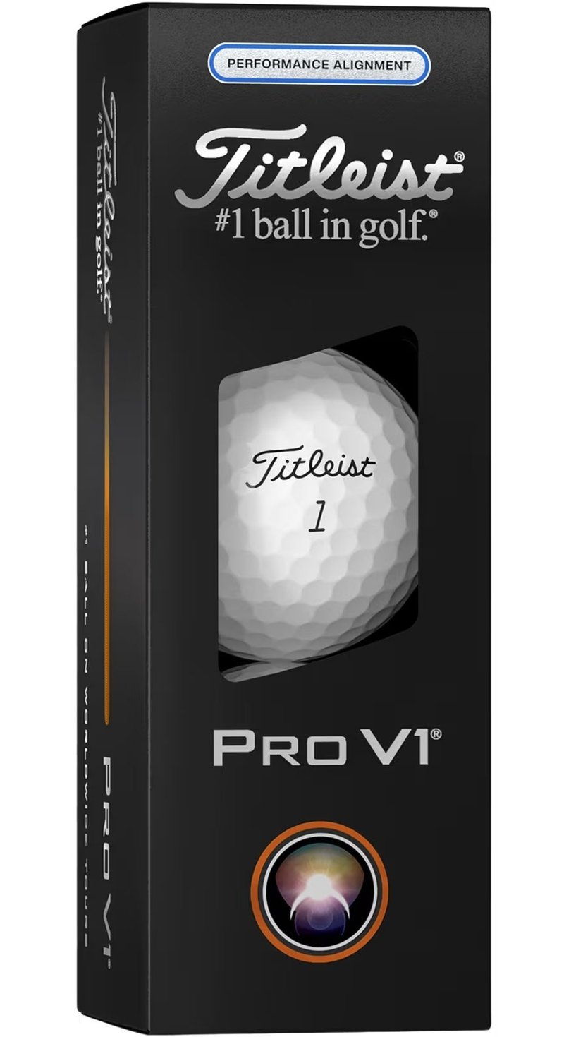 Titleist Pro V1 golfballen 2025, Performance Alignment Blue