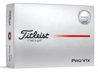 Titleist Pro V1x 2025 golfballen, Performance Alignment blauw