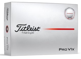 Titleist Pro V1x 2025 golfballen, Performance Alignment RED
