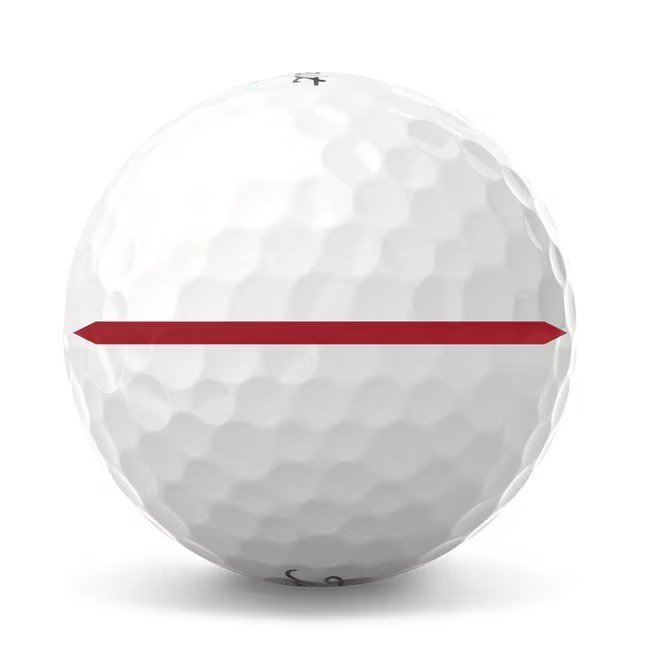 Titleist Pro V1x 2025 golfballen, Performance Alignment RED