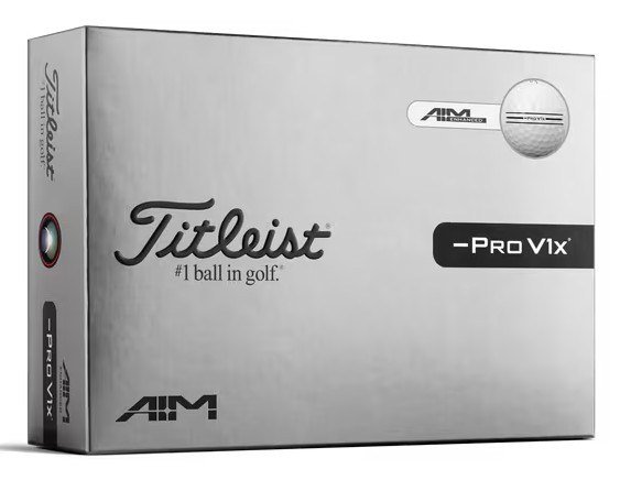 Titleist Pro V1x Left Dash AIM Enhanced golfballen