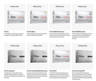 Titleist Pro V1x Left Dash AIM Enhanced golfballen