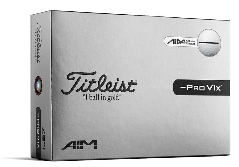 Titleist Pro V1x Left Dash White Performance Alignment BLACK golfballen