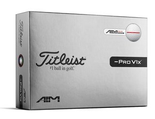 Titleist Pro V1x Left Dash White Performance Alignment RED golfballen