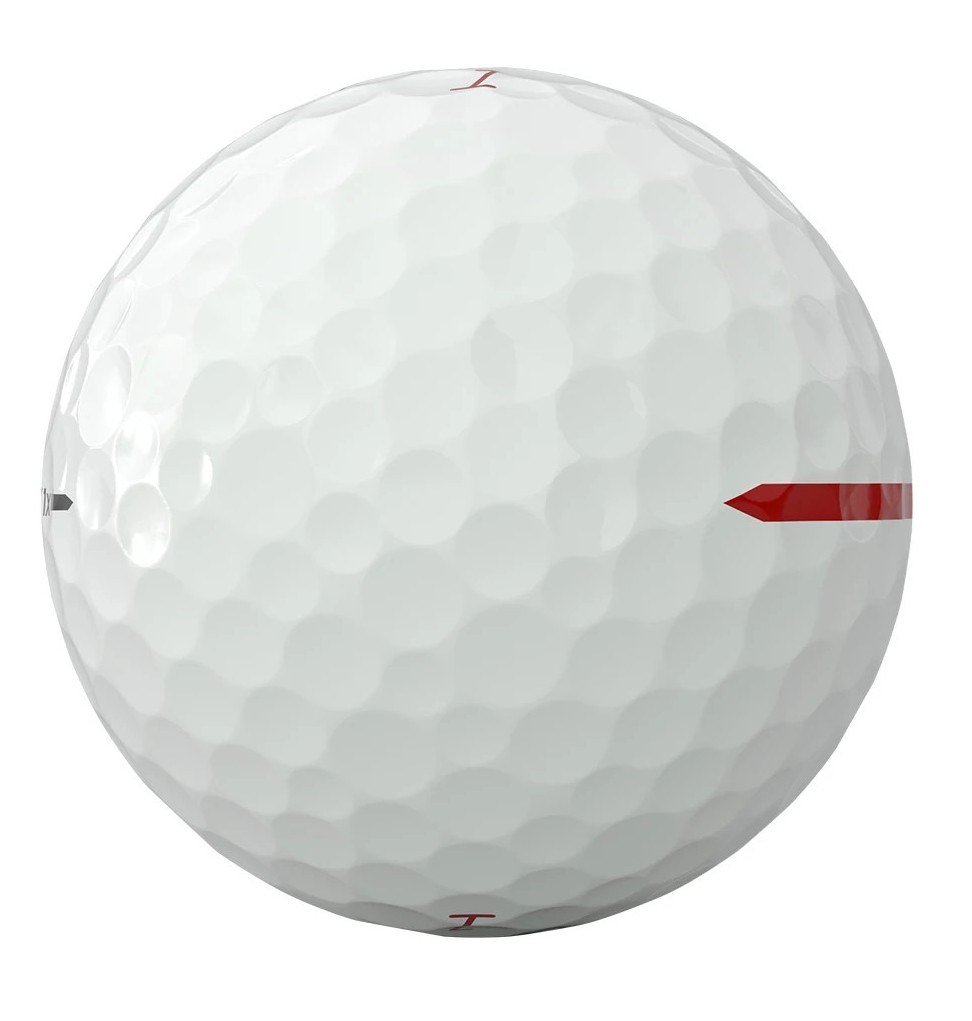 Titleist Pro V1x Left Dash White Performance Alignment RED golfballen