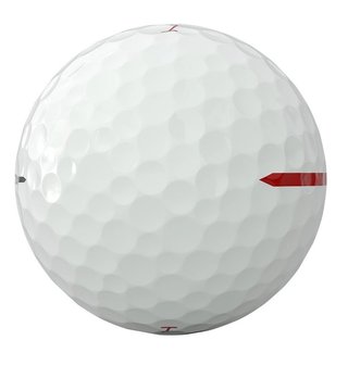 Titleist Pro V1x Left Dash White Performance Alignment RED golfballen