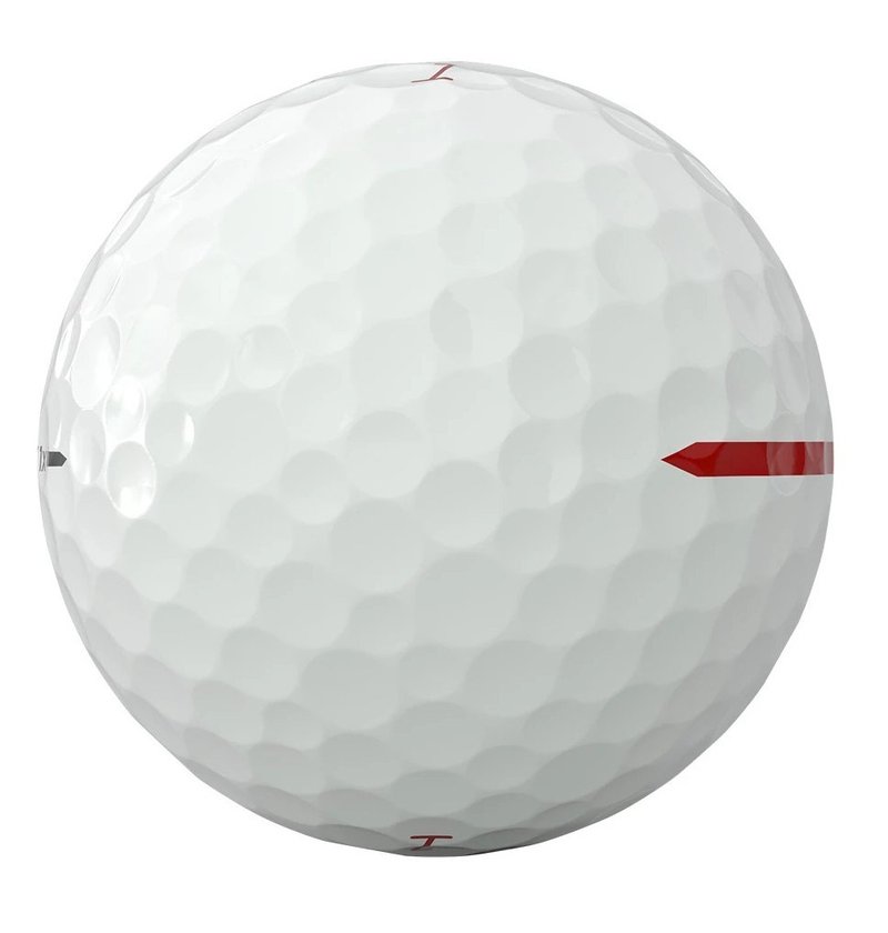 Titleist Pro V1x Left Dash White Performance Alignment RED golfballen