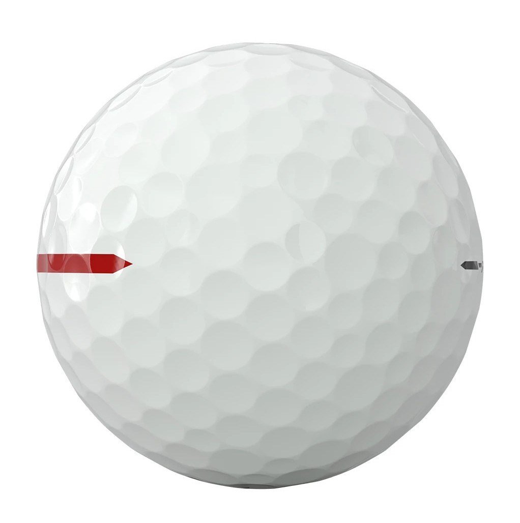 Titleist Pro V1x Left Dash White Performance Alignment RED golfballen