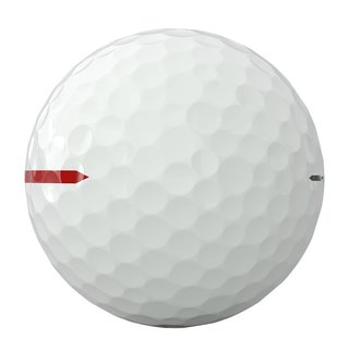 Titleist Pro V1x Left Dash White Performance Alignment RED golfballen