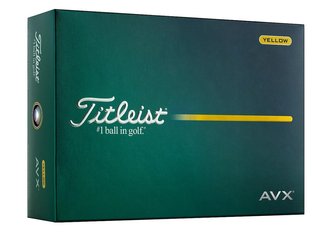 Titleist AVX golfballen, geel