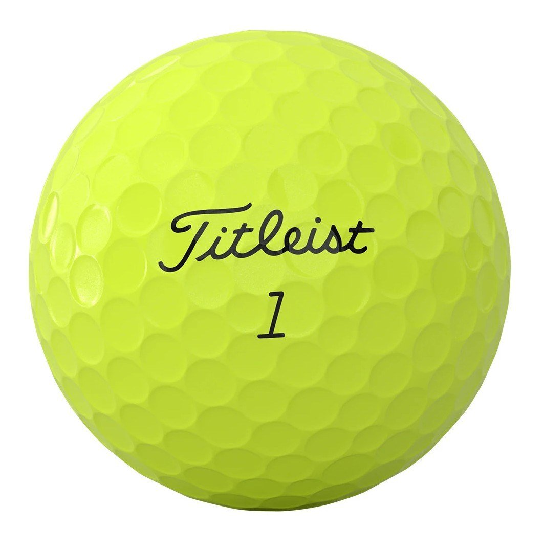 Titleist AVX golfballen, geel