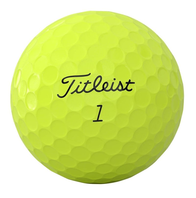 Titleist AVX golfballen, geel