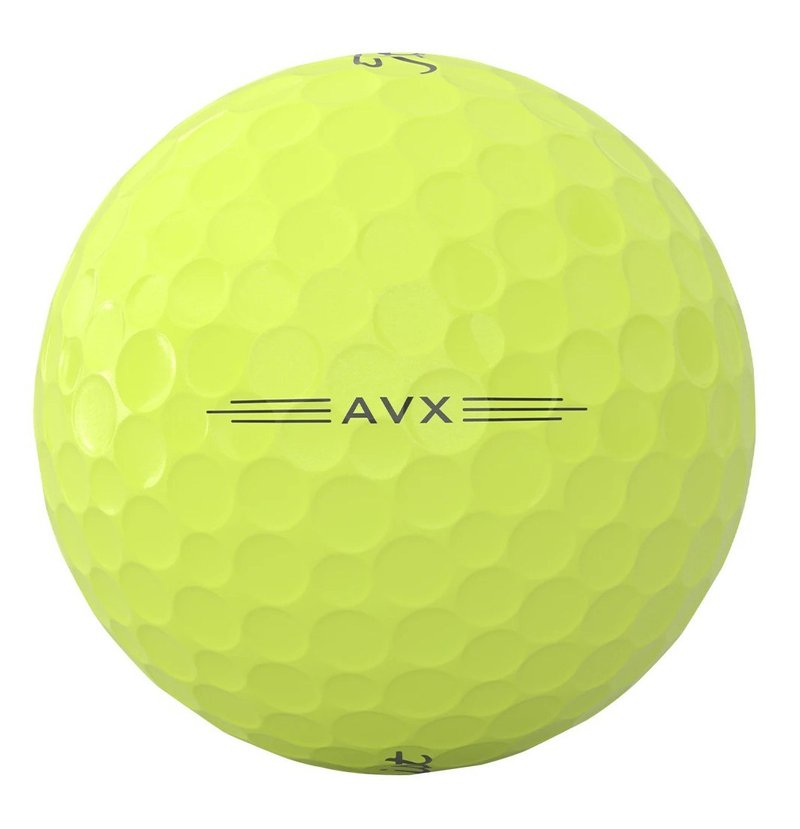Titleist AVX golfballen, geel