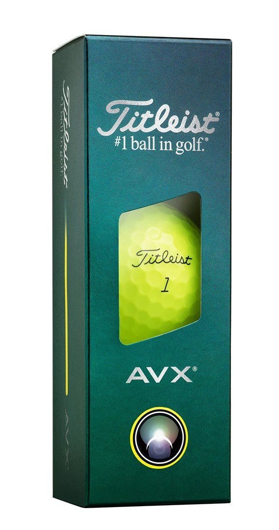 Titleist AVX golfballen, geel