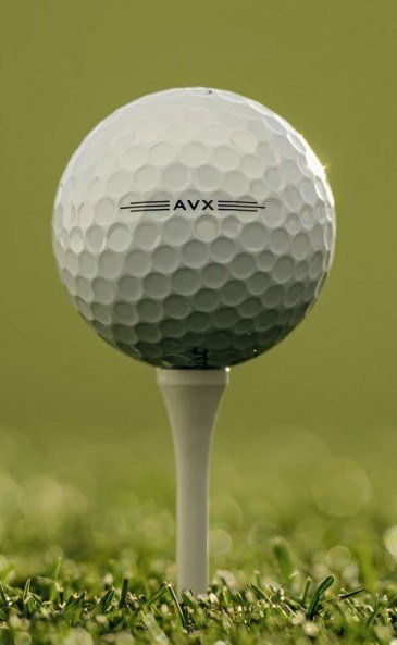 Titleist AVX golfballen, geel