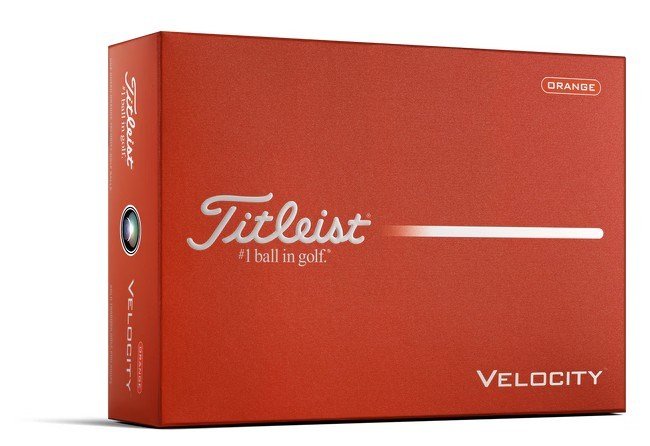 Titleist Velocity golfballen 2026 (12 stuks), oranje
