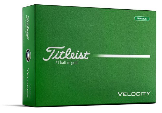 Titleist Velocity golfballen 2026 (12 stuks), groen