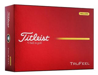 Titleist TruFeel golfballen 2026 (12 stuks), geel