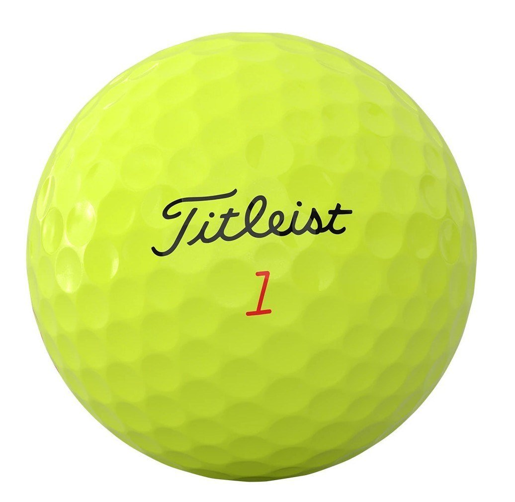 Titleist TruFeel golfballen 2026 (12 stuks), geel